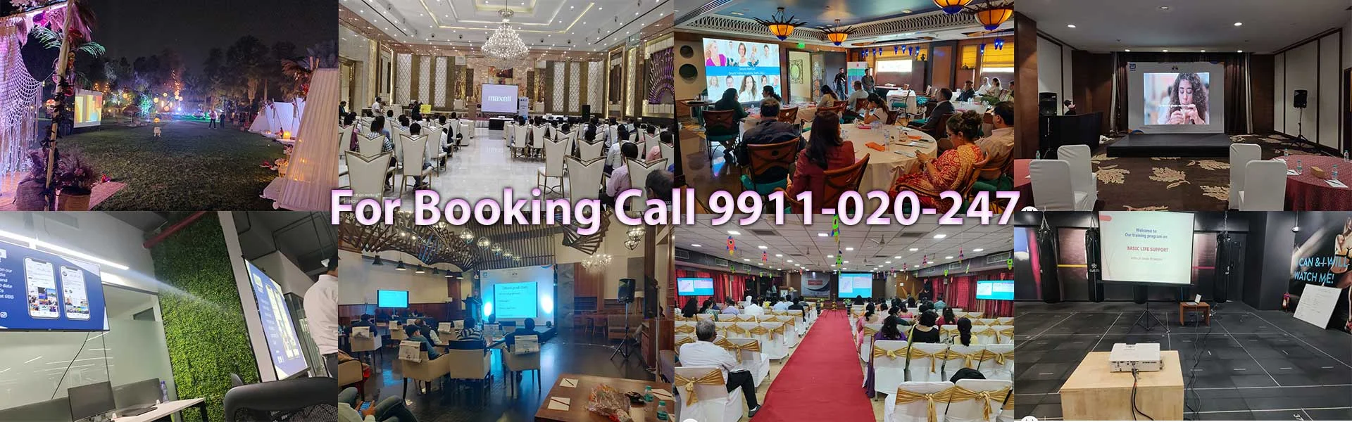 projector on rent in delhi